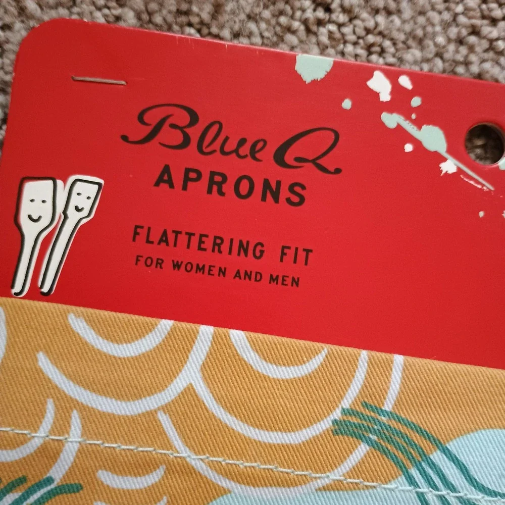 Blue Q Apron Mushroom I've Got A Crush On Your Cooking Blue Cotton Twill WW804